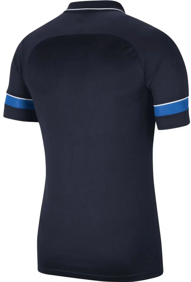 Nike Dri-FIT Academy 21 Sportpolo Heren S - Donkerblauw