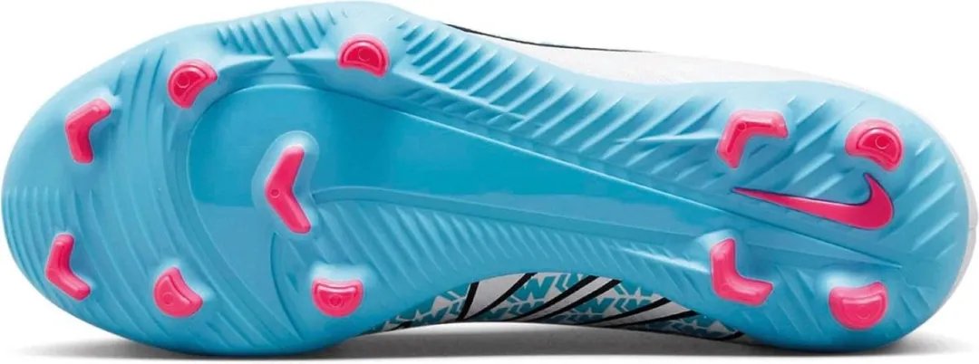 Nike Vapor 15 Club FG Sportschoenen - Maat 47.5 - Wit/Blauw/Roze