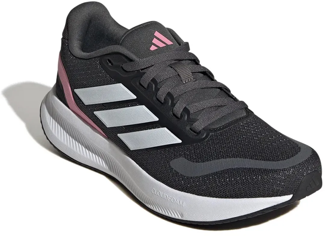 Adidas Runfalcon 5 Hardloopschoenen - EU 38 Meisje - Grijs/Wit/Rosa