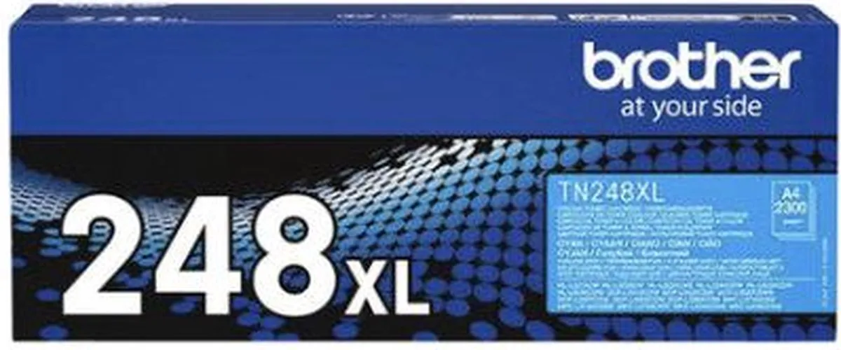 Brother TN-248XLC Toner Cyaan - 2.300 Pagina's