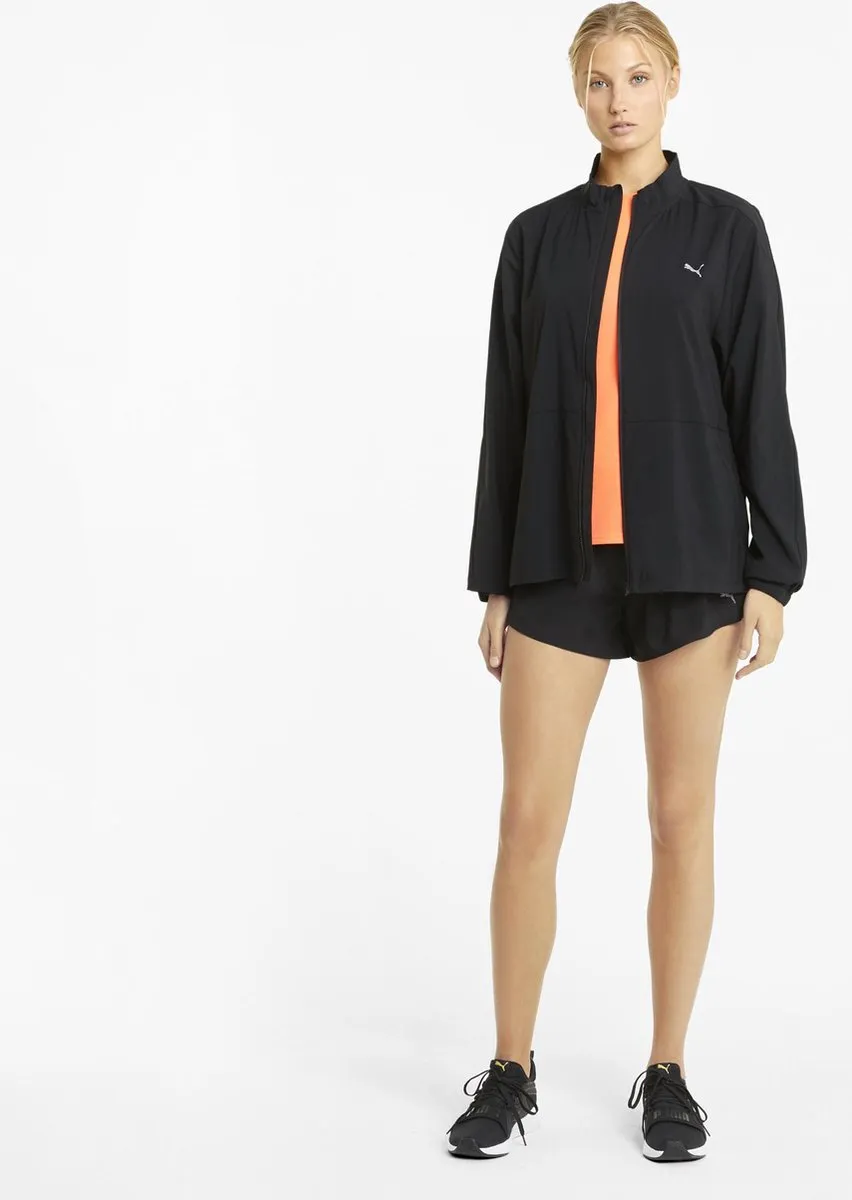 PUMA Run Favorite Woven Jacket W - Zwart S