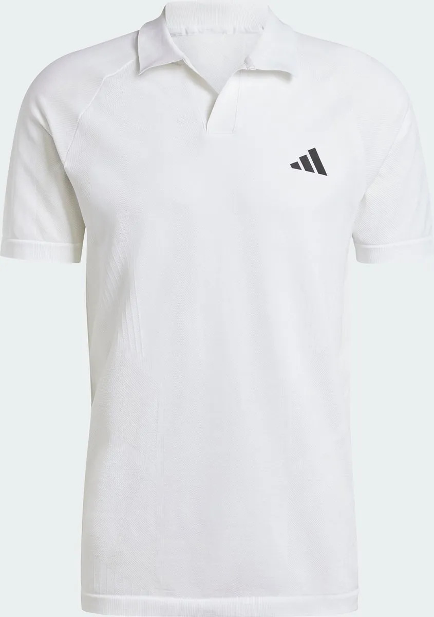 adidas Performance Tennis Pro Naadloos AEROREADY Poloshirt M - Wit