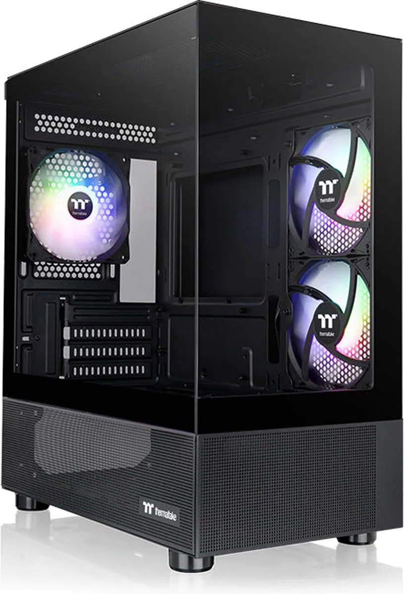 Thermaltake View 170 TG ARGB Micro Tower - 3 Ventilatoren - Zwart