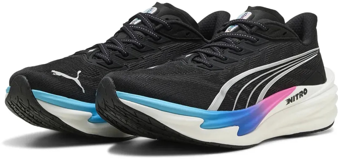 PUMA Deviate Nitro 4 Hardloopschoenen - EU 44 - Zwart