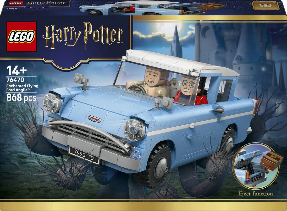 LEGO Harry Potter Betoverde Ford Anglia 76470 - 868 Stukken - Multicolor