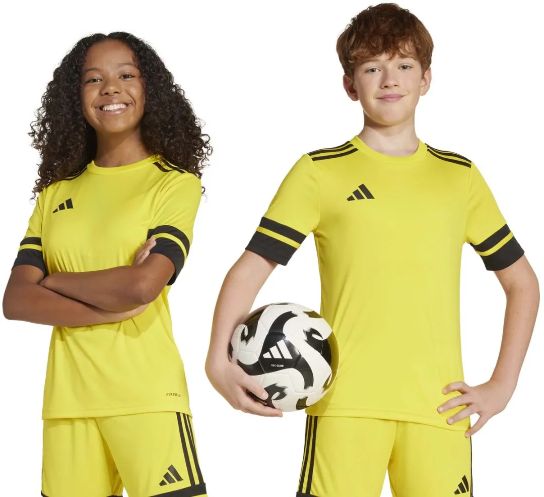 Adidas Sport Squa25 Jsy Y-T-shirt Geel - 164