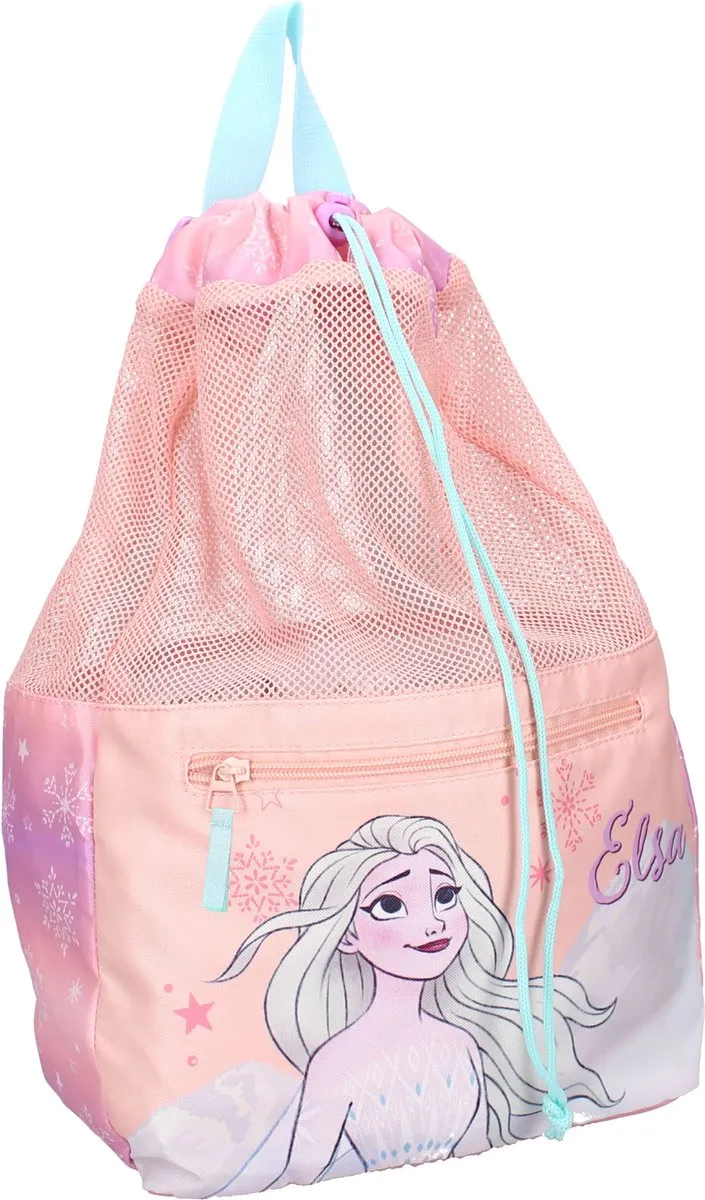 Disney Frozen Gymtas - 36x40x17cm - 2 Vakken - Multi Colour