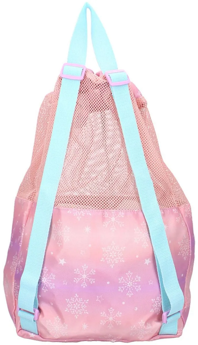 Disney Frozen Gymtas - 36x40x17cm - 2 Vakken - Multi Colour