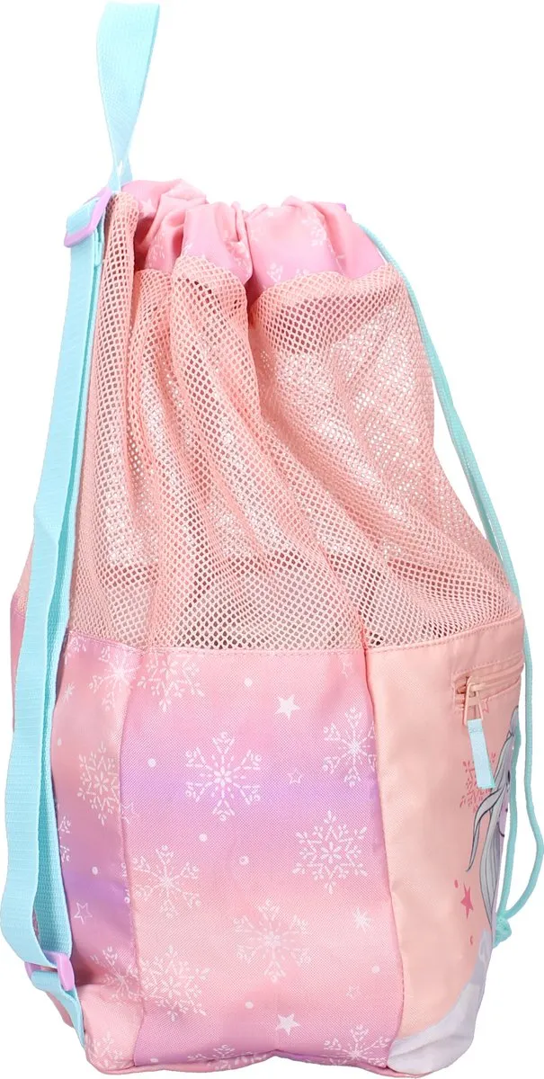 Disney Frozen Gymtas - 36x40x17cm - 2 Vakken - Multi Colour