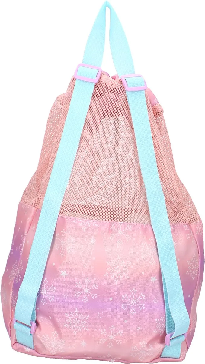 Disney Frozen Gymtas - 36x40x17cm - 2 Vakken - Multi Colour