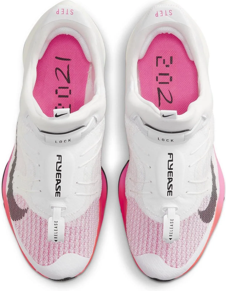 Nike Air Zoom Tempo Next% FlyEase - 42.5 Wit/Roz