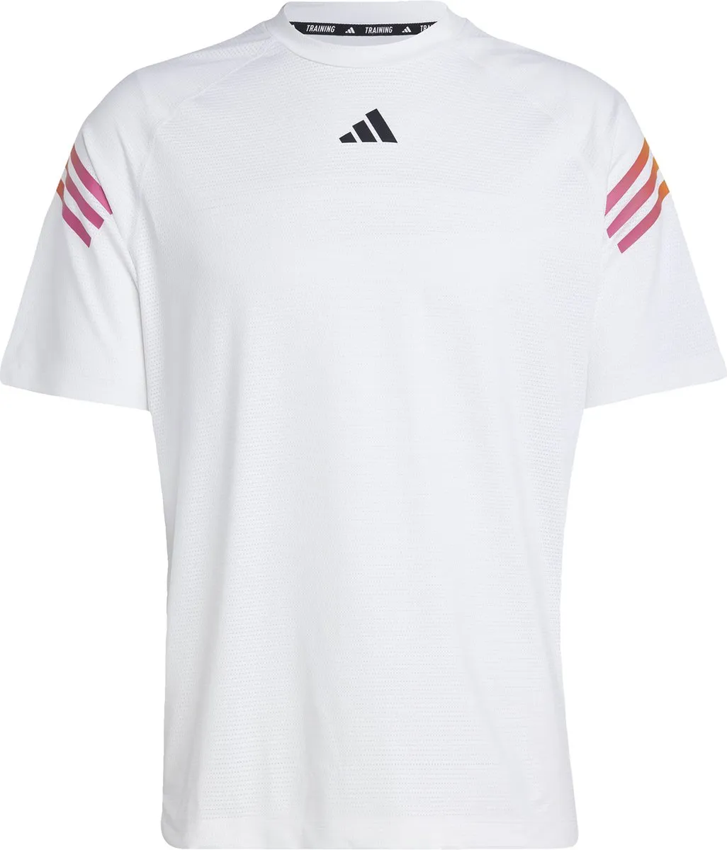 adidas Performance Train Icons 3-Stripes T-shirt IC5496 - Wit - afbeelding 6 van 6
