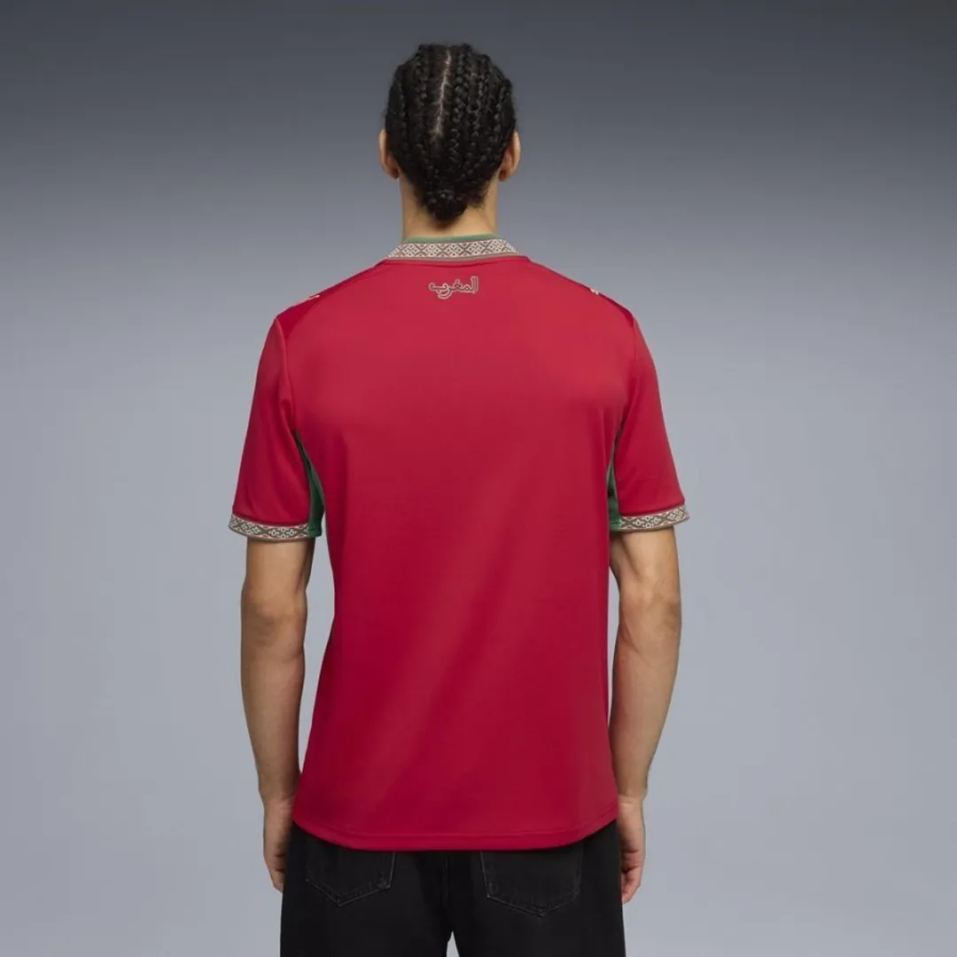 PUMA Marokko Thuisshirt 2026-2028 - S - Rood/ Groen