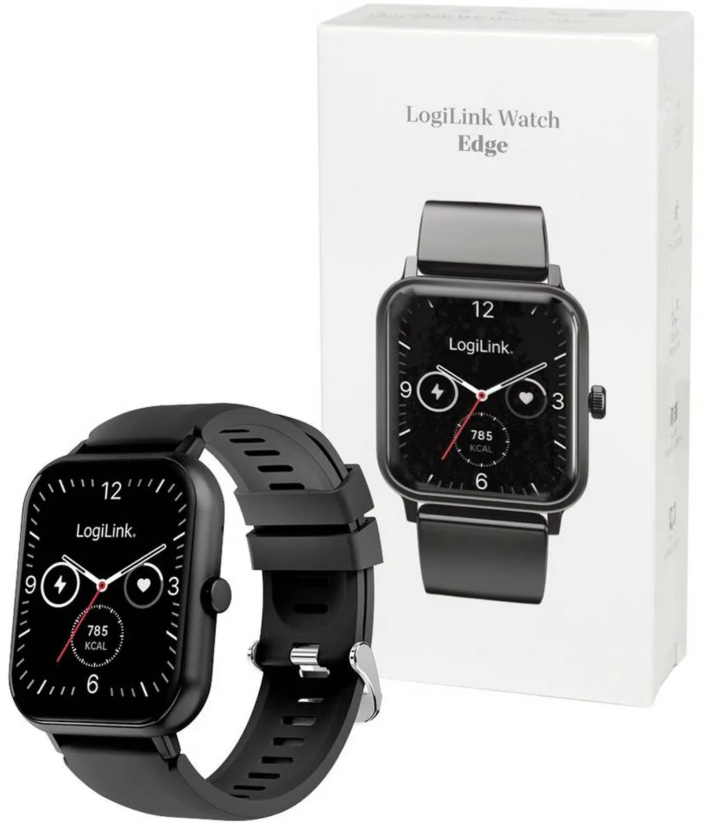 Logilink SW0001B Smartwatch - Zwart