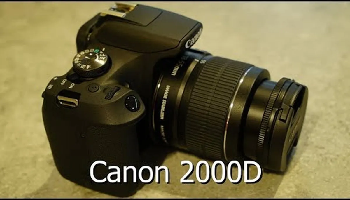 Canon EOS 2000D Spiegelreflexcamera Body - Zwart