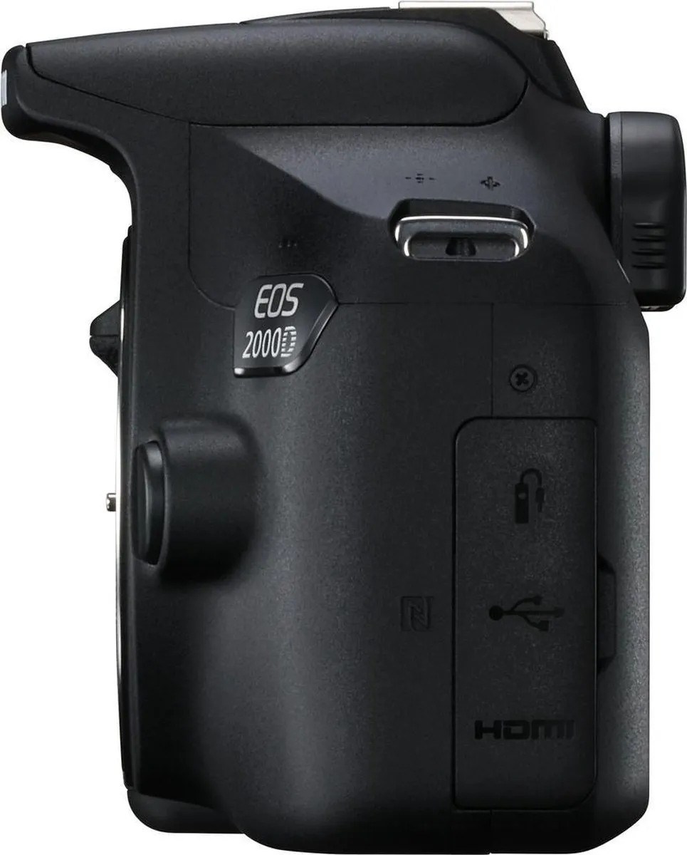 Canon EOS 2000D Spiegelreflexcamera Body - Zwart