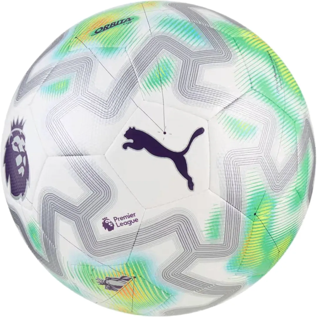 PUMA Orbita Cup Premier League Voetbal - Maat 5 - Wit