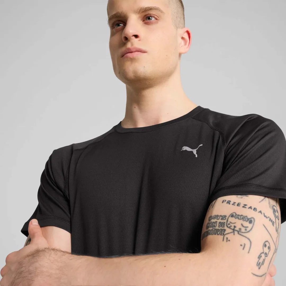 PUMA M Run Velocity Tee T-Shirt - XXL - Zwart