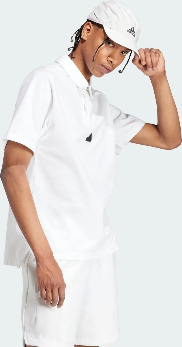 adidas Z.N.E. Premium Poloshirt IJ6136 - Heren L - Wit