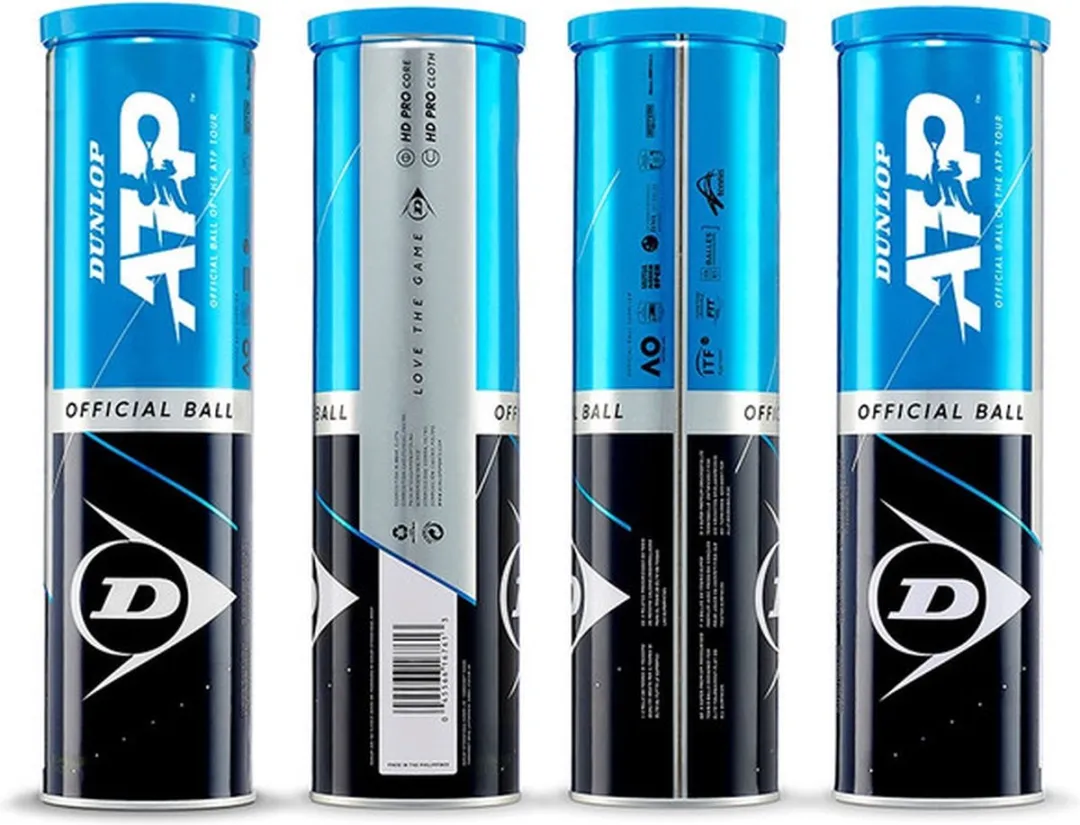 Dunlop ATP Tennisballen - 4 Stuks