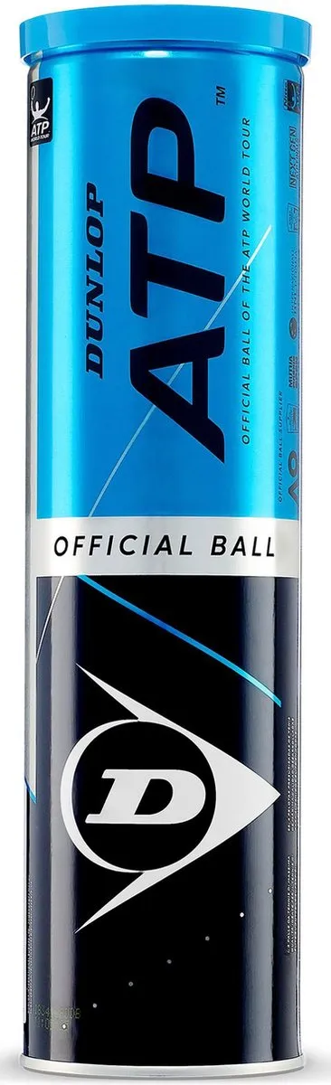 Dunlop ATP Tennisballen - 4 Stuks
