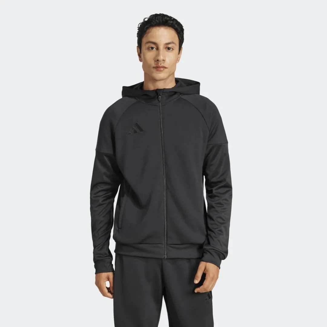 adidas Tiro25 FZ Voetbal Trainingsjack Heren - Zwart