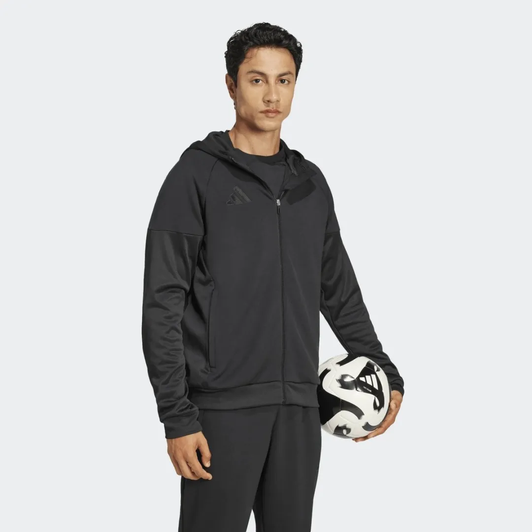 adidas Tiro25 FZ Voetbal Trainingsjack Heren - Zwart
