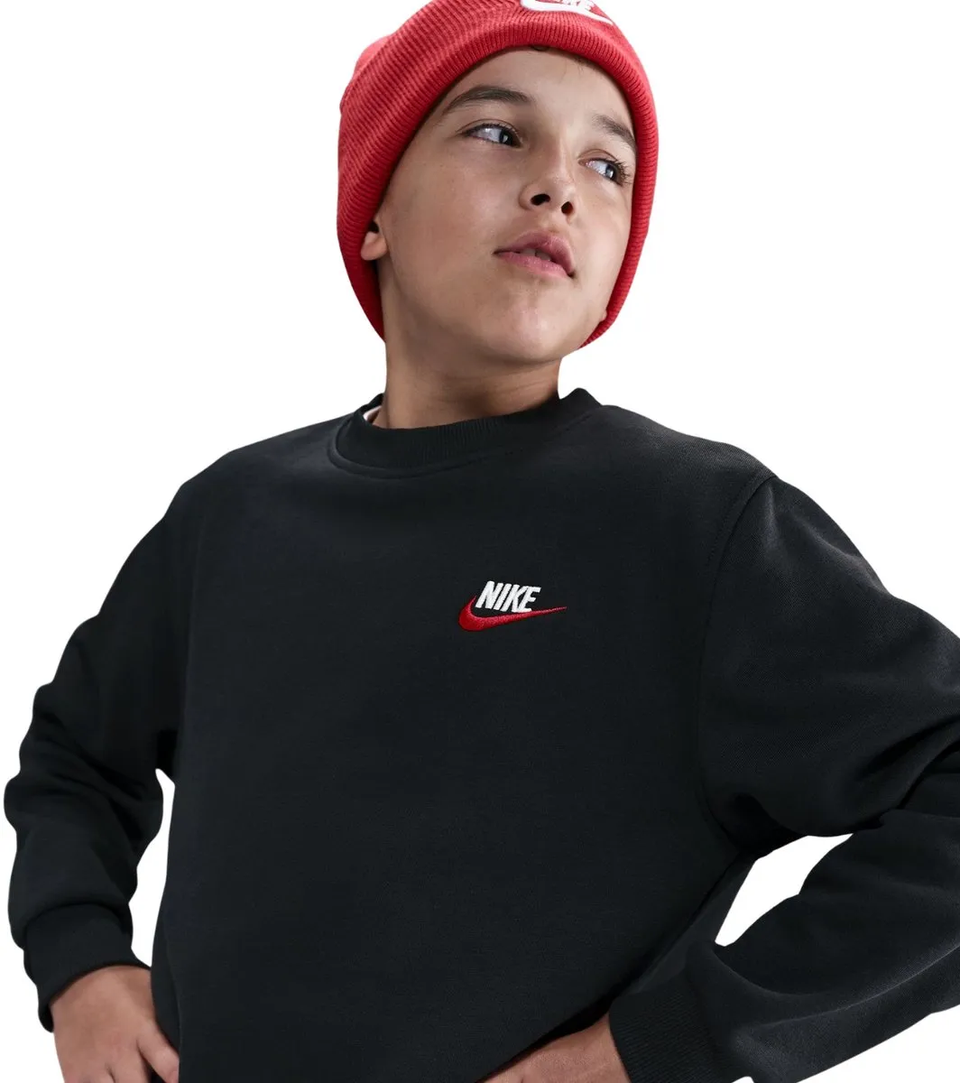 Nike Sportswear Club Fleece Trui Kinderen - Zwart S