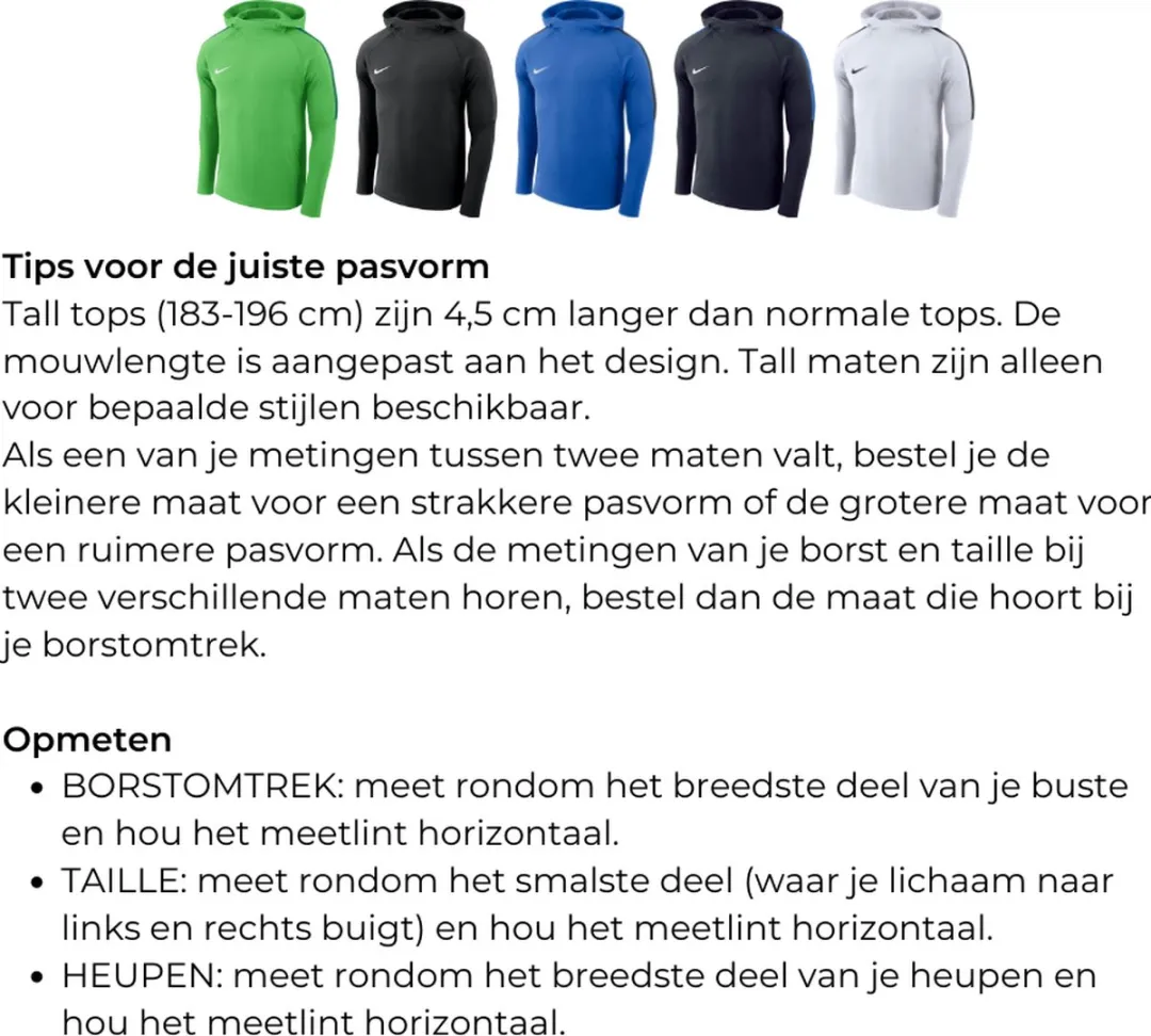 Nike Dry Academy 18 Trainingspak 128 - Rood/Zwart