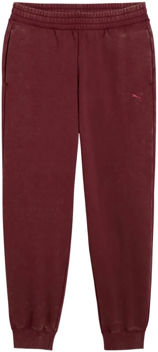 PUMA ESS Elevated Comfort Sweatpants Dames - L - Bordeauxrood