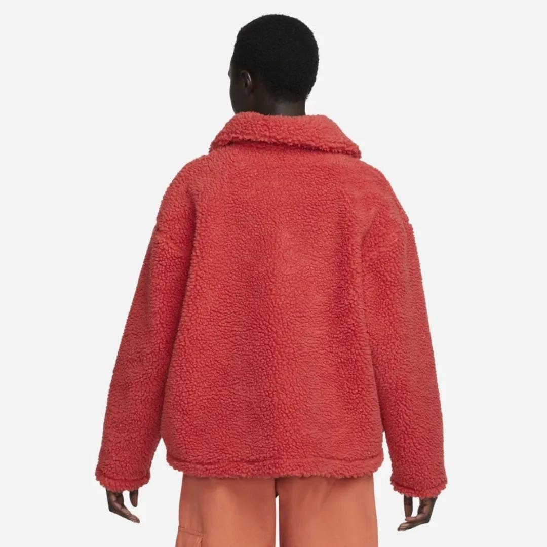 Nike Fleece Vest - Swoosh Sherpa Rood S