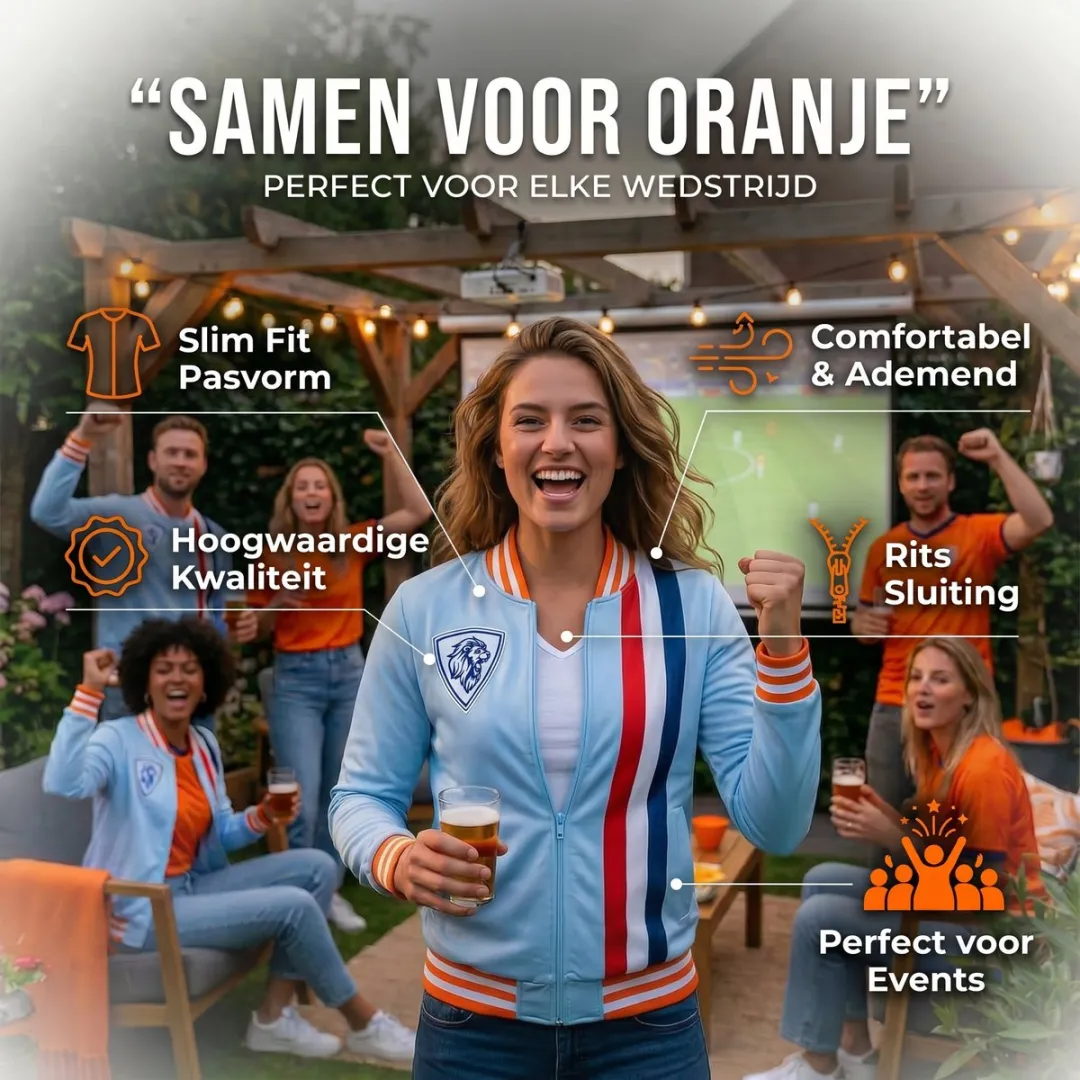 Caliber WK Jack Dames Heren - Maat M - Rood/Wit/Blauw