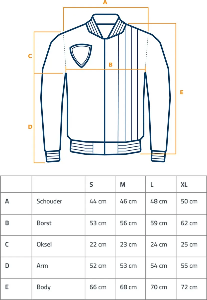 Caliber WK Jack Dames Heren - Maat M - Rood/Wit/Blauw