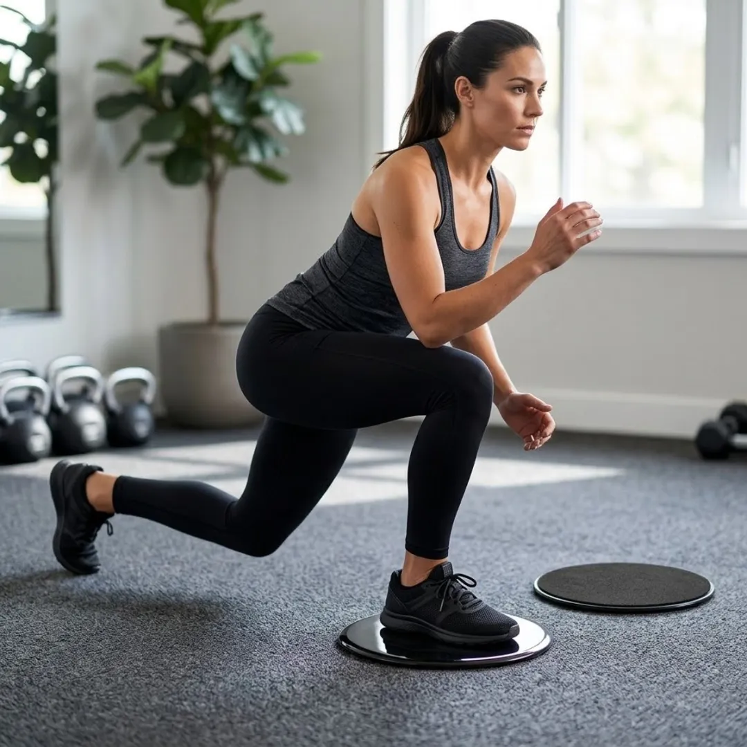 NUVEX Fitness Glijschijven Set 2 Stuks - Zwart