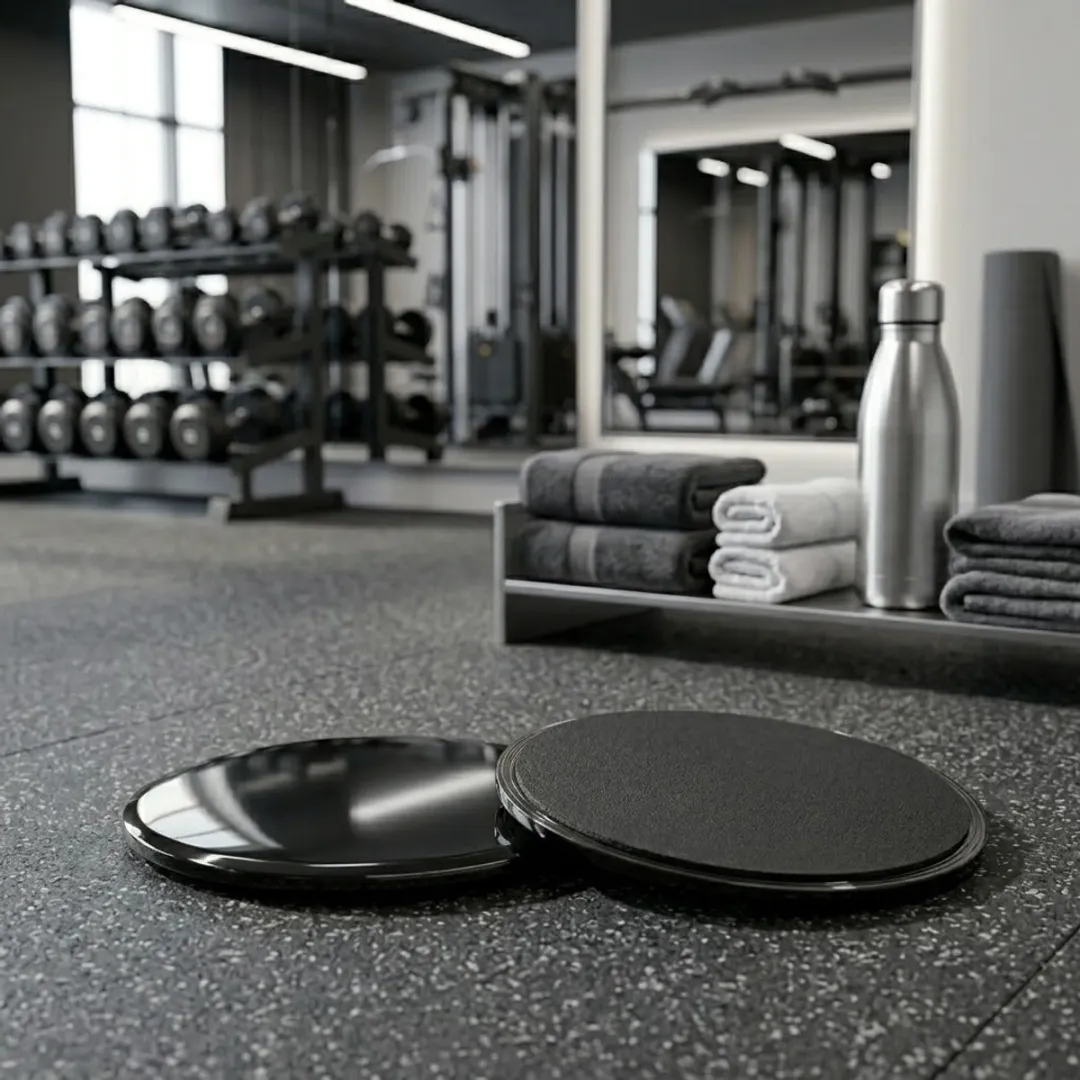 NUVEX Fitness Glijschijven Set 2 Stuks - Zwart