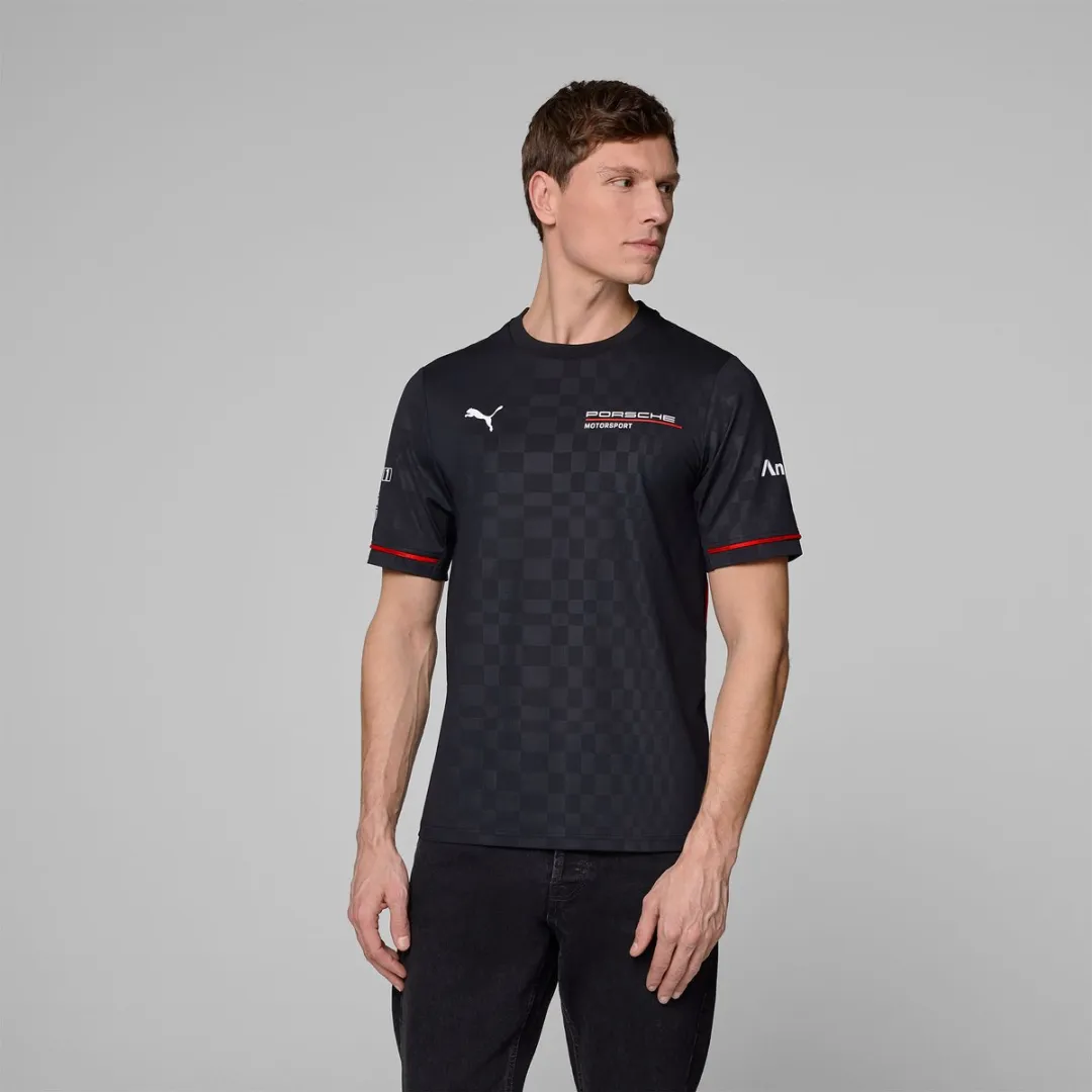 PUMA Porsche Teamline T-shirt Motorsport - S - Zwart