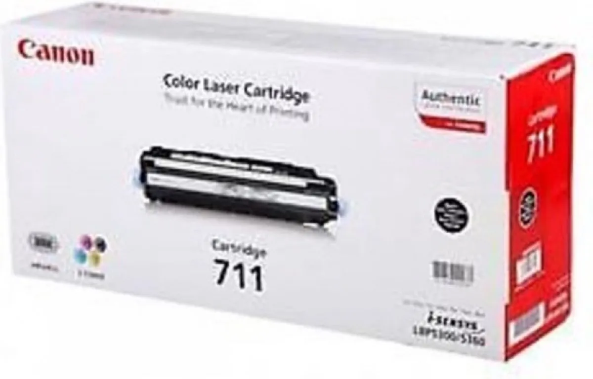 Canon 711 Tonercartridge Zwart - 6000 pagina's