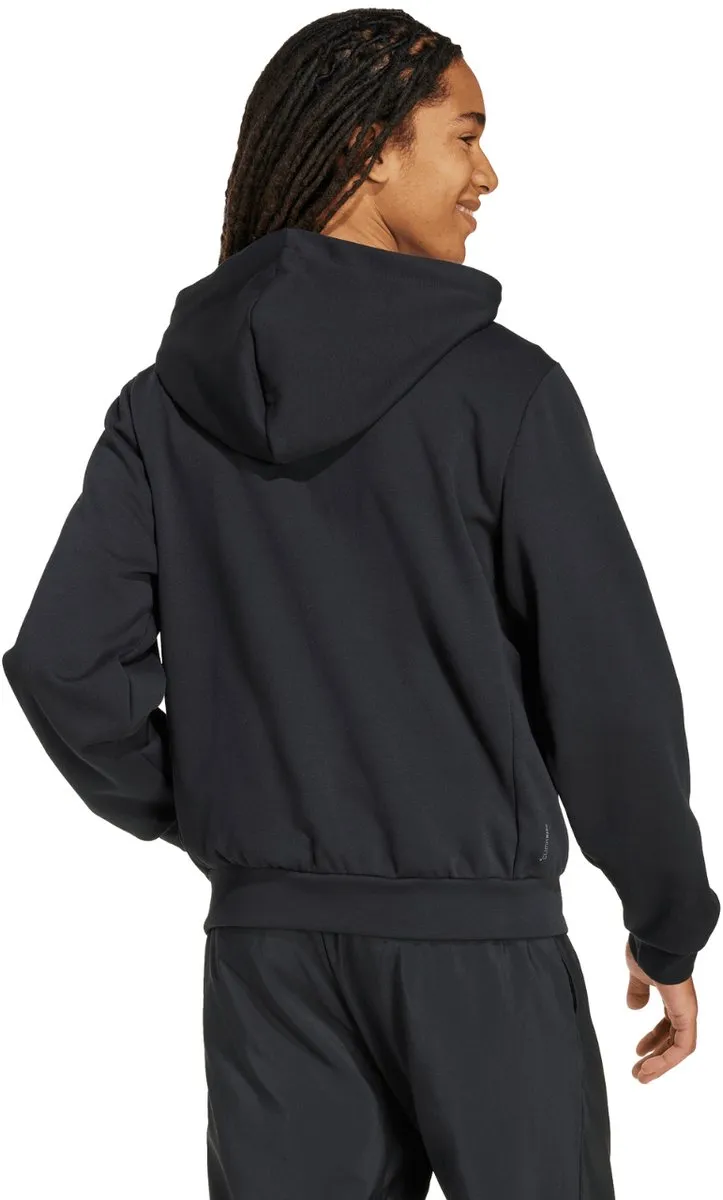 Adidas Essentials Climawarm Hybrid Down Hooded Jas - Heren L - Zwart