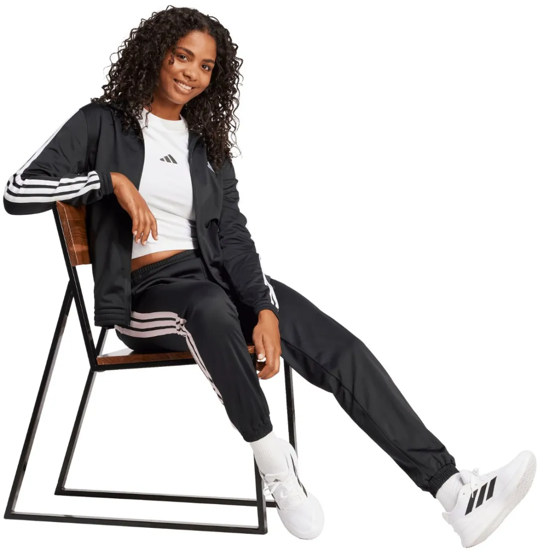adidas Essentials Tricot Trainingsjack 3-Stripes - Zwart - Maat L - afbeelding 6 van 6
