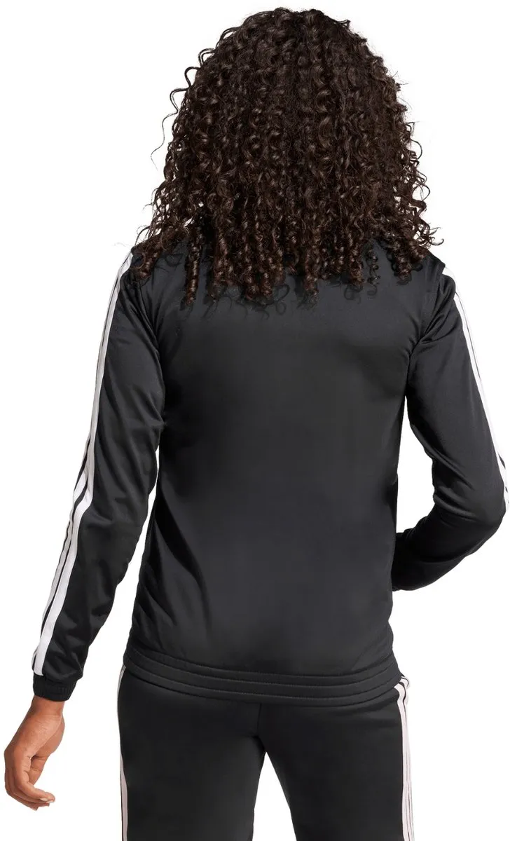 adidas Essentials Tricot Trainingsjack 3-Stripes - Zwart - Maat L