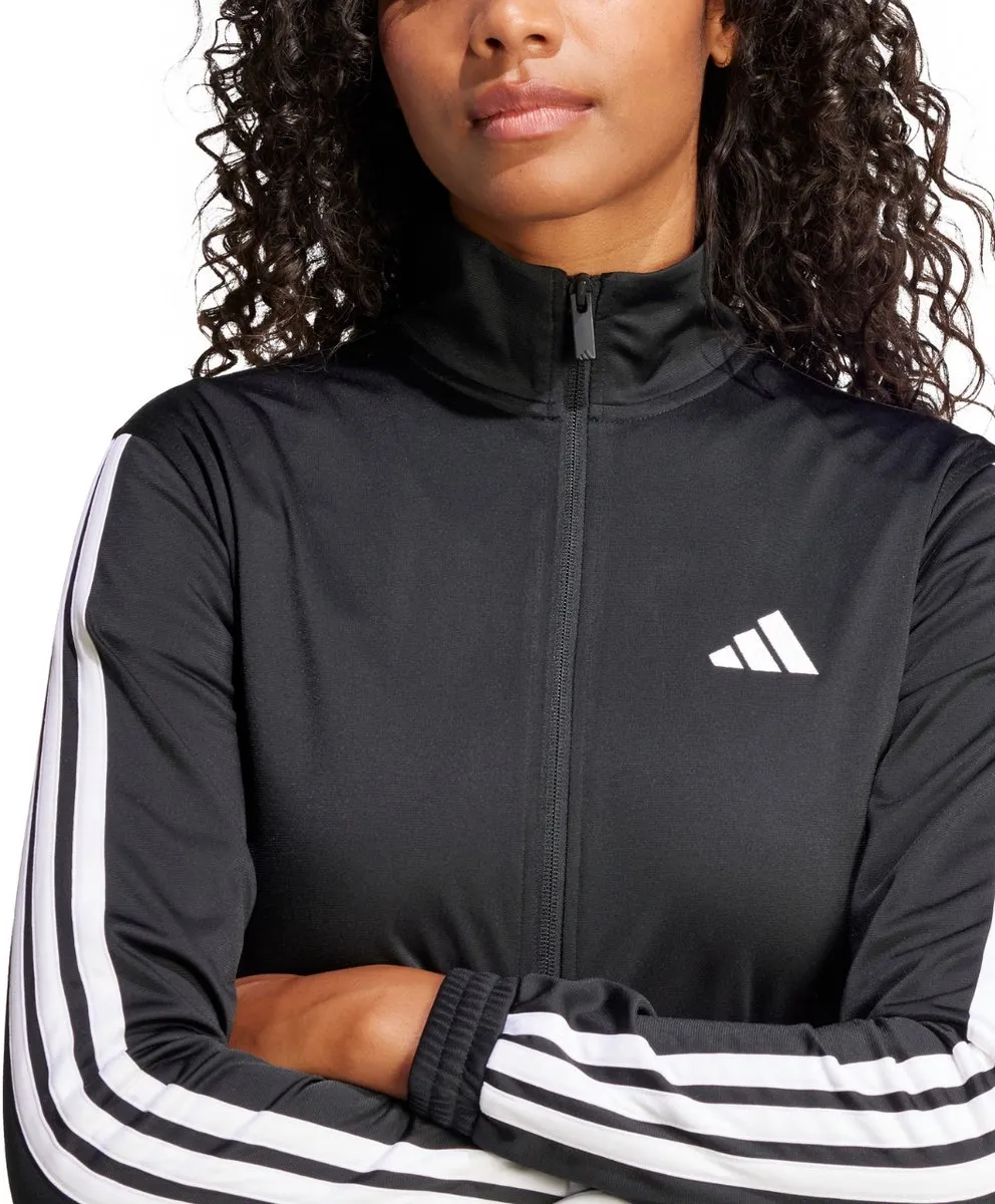adidas Essentials Tricot Trainingsjack 3-Stripes - Zwart - Maat L