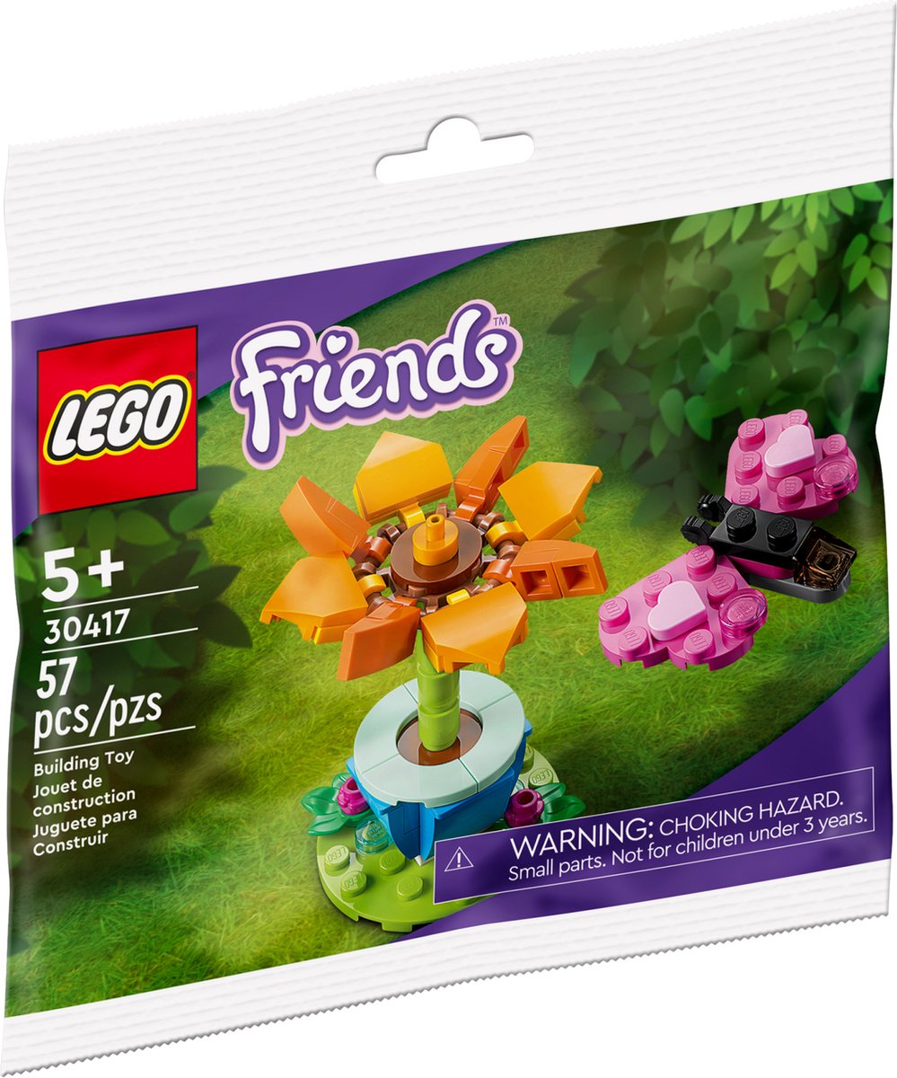 LEGO Friends 30417 - Tuinbloem en Vlinder (polybag)