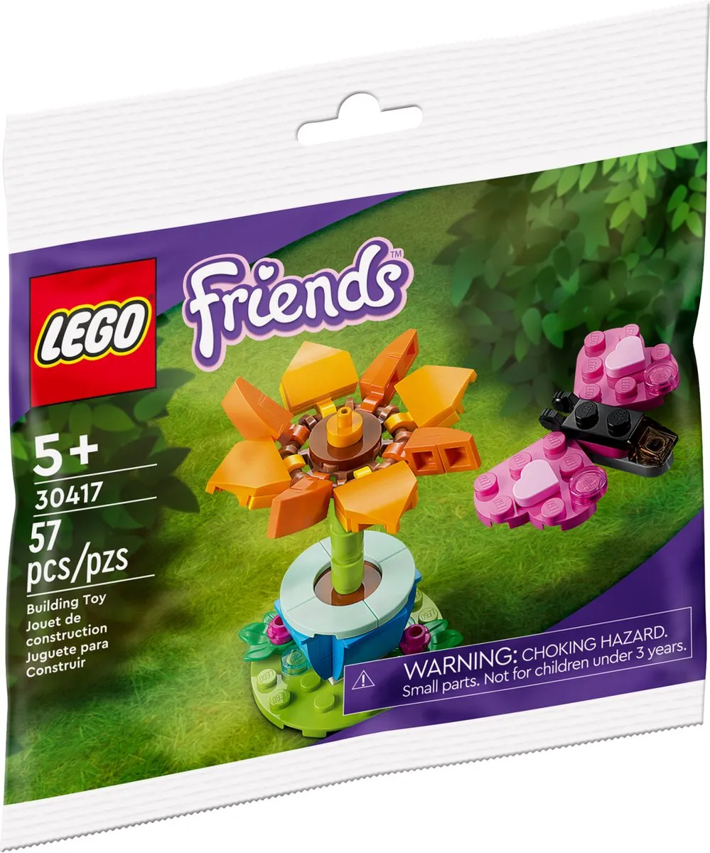 LEGO Friends 30417 Tuinbloem en Vlinder - 57 Stukken - afbeelding 2 van 5