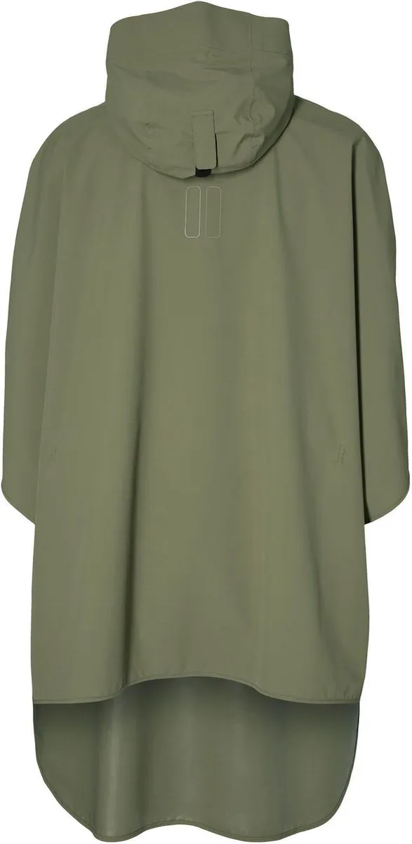 Basil Hoga Regenponcho Unisex - Olive Green