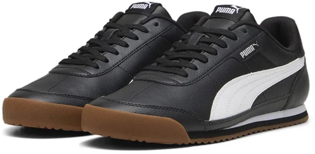 PUMA Turino II Schoenen - 37 - Zwart/Wit/Zilver