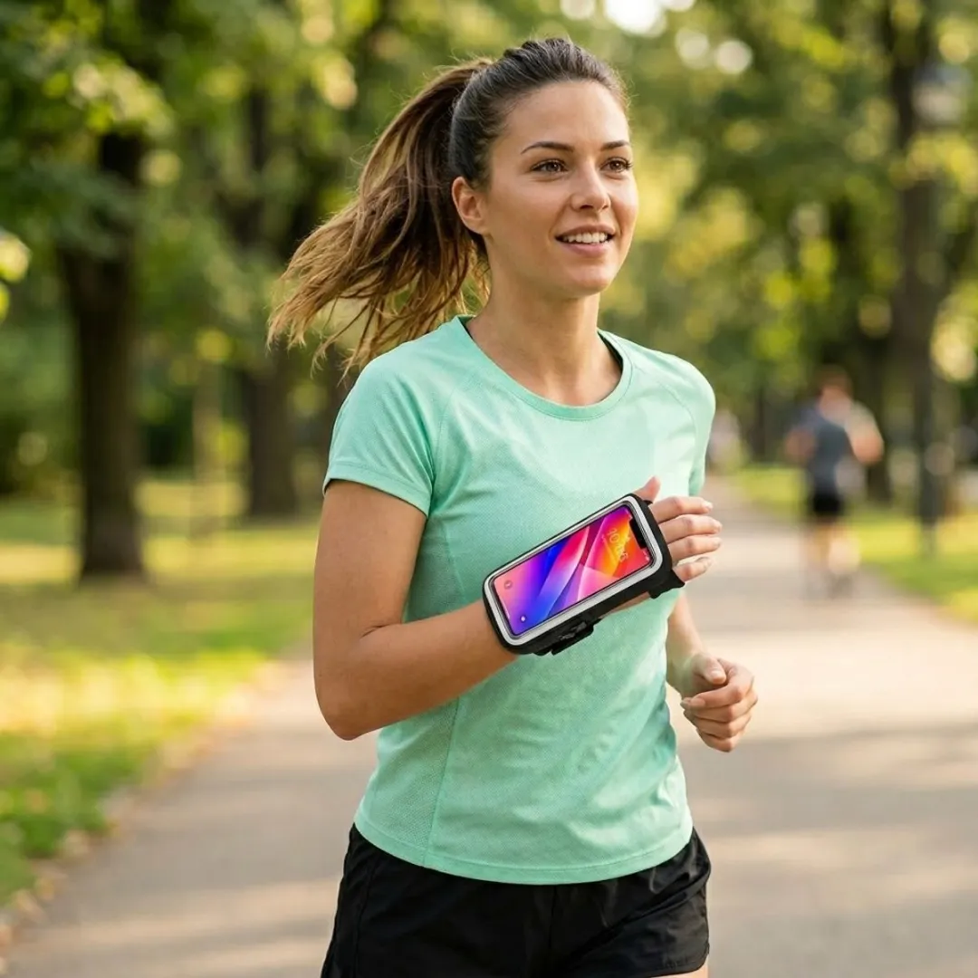 NUVEX Sport Armband Telefoonhoes - Zwart