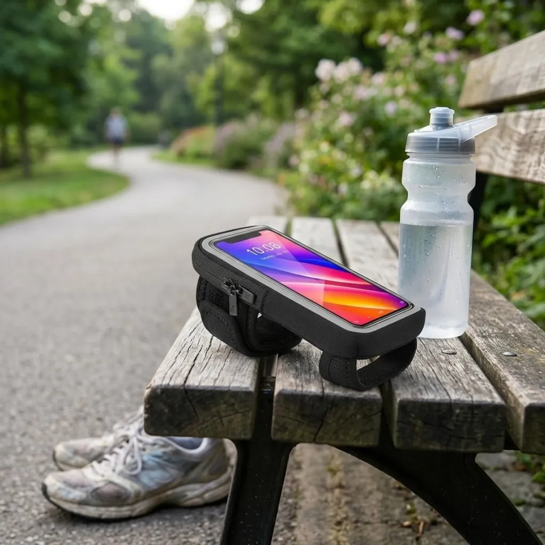 NUVEX Sport Armband Telefoonhoes - Zwart