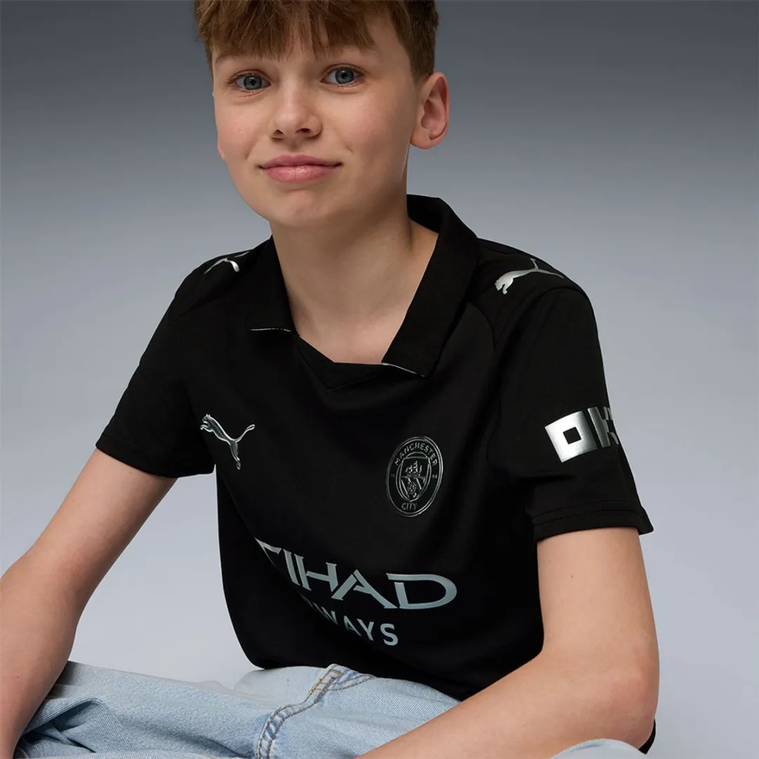 PUMA Manchester City FC 25/26 Replica T-shirt Junior - Zwart