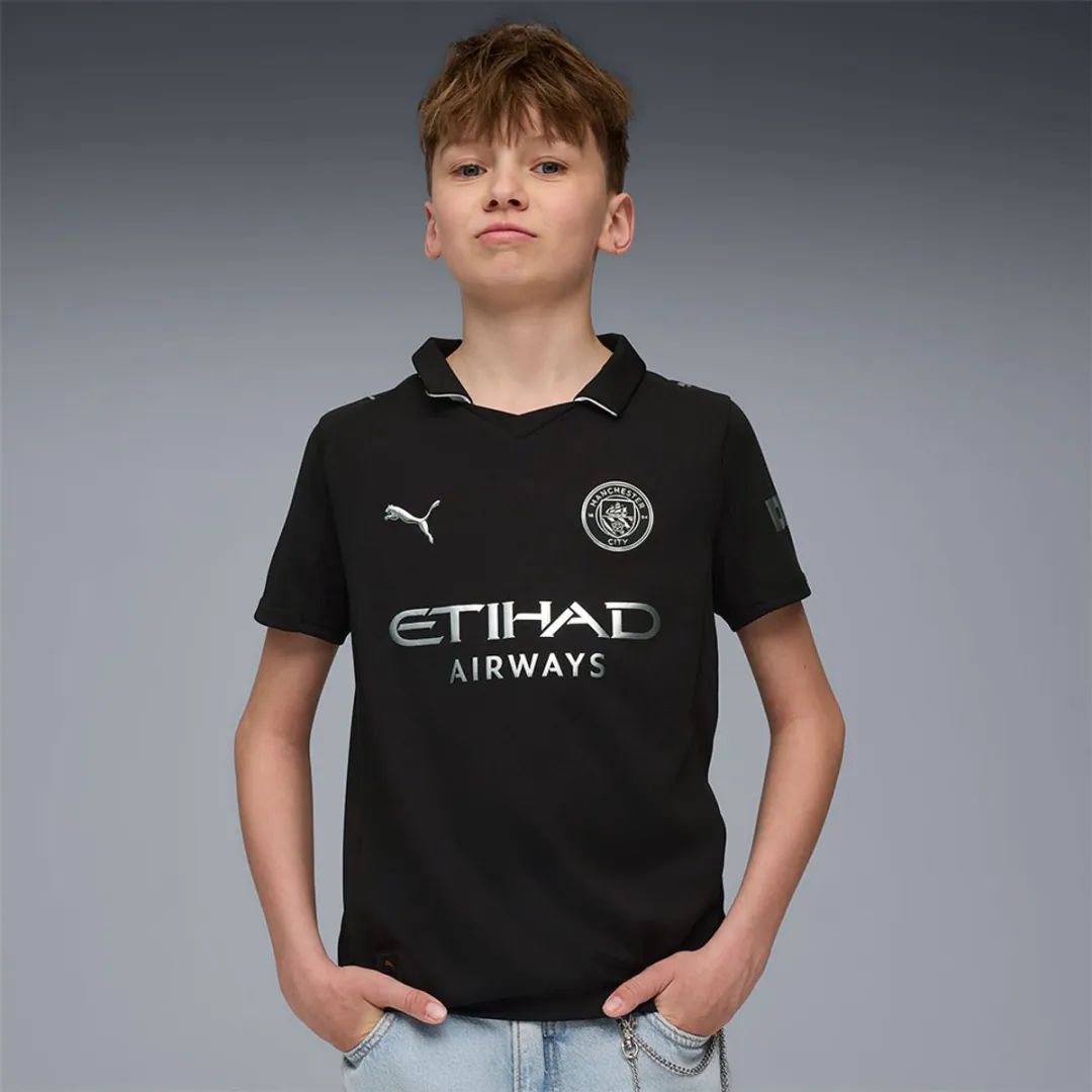 PUMA Manchester City FC 25/26 Replica T-shirt Junior - Zwart