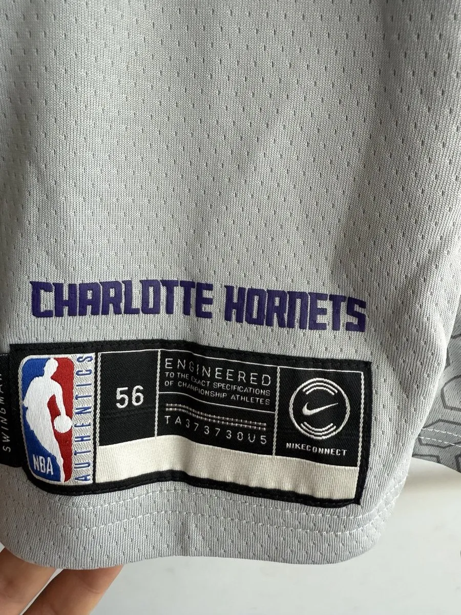 Nike NBA Charlotte Hornets Jersey Swingman - XXL Grijs